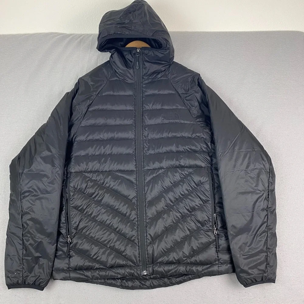 North Face Terra Jacket Mens M Black Puffer Hybrid Down Insulated